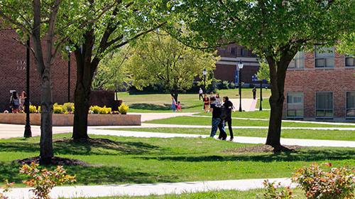 students on the blackwood campus